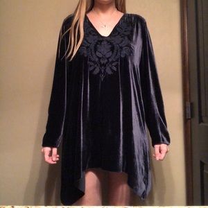 Johnny Was velvet dress